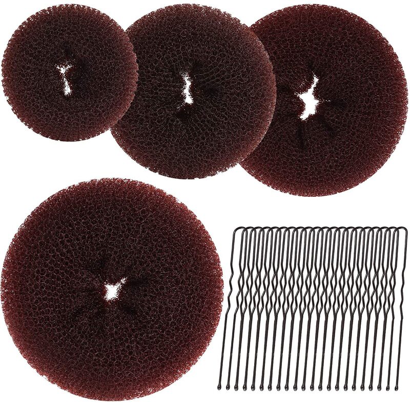 ヘア用品のヘアアイロンセットの髪の針の団子の頭のつぼみの髪の形の理髪道具|undefined