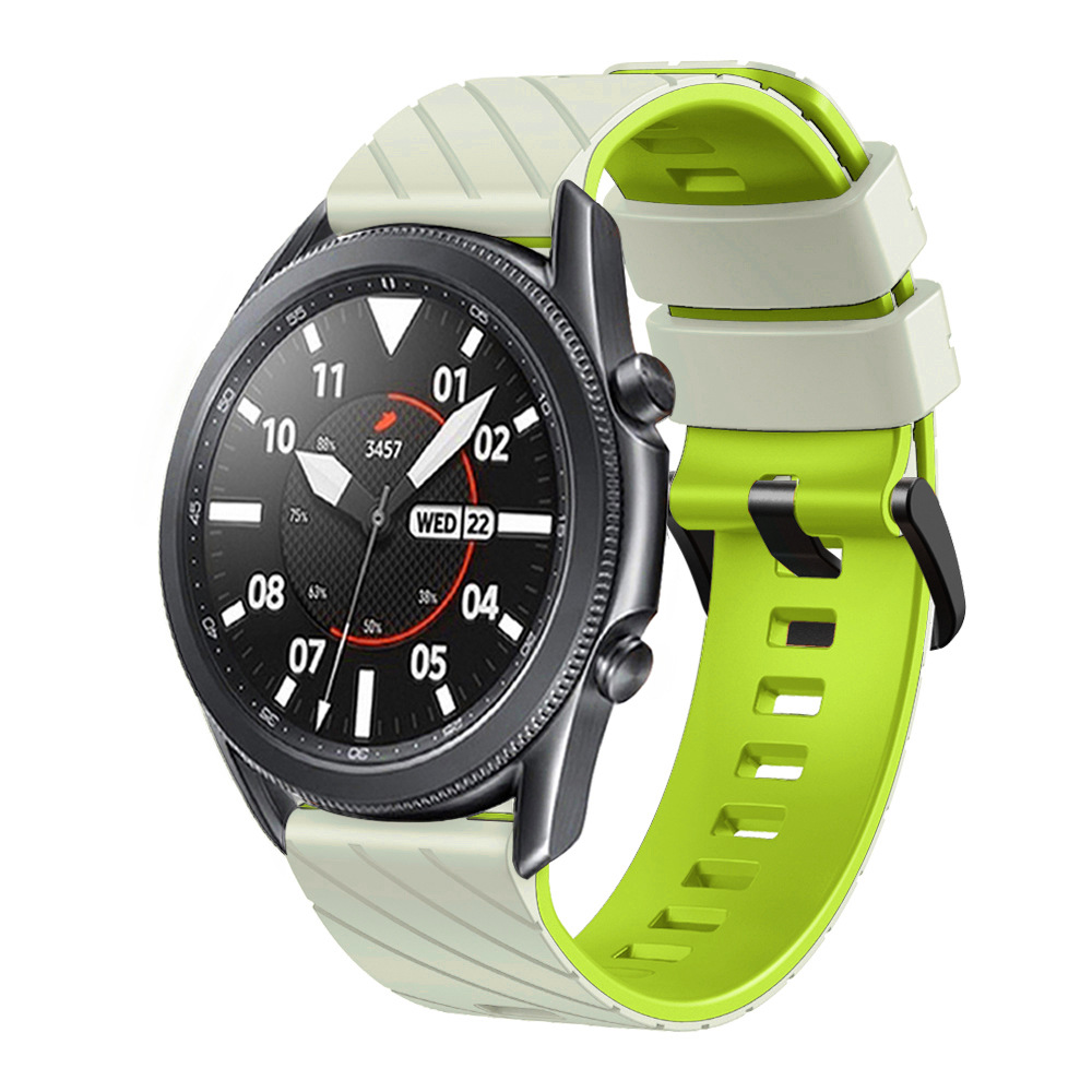 Suitable for suunto9peak silicone watch strap, 22mm twill dual-color wristband, Suunto9 Peak undefined