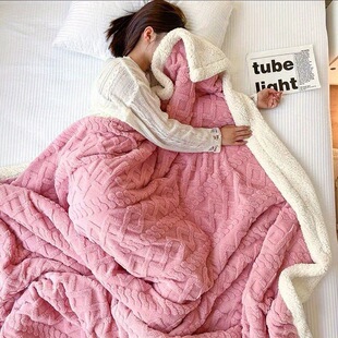 U 65491 Thick Coral Fleece Blanket ɺ���që̺ �W���羳