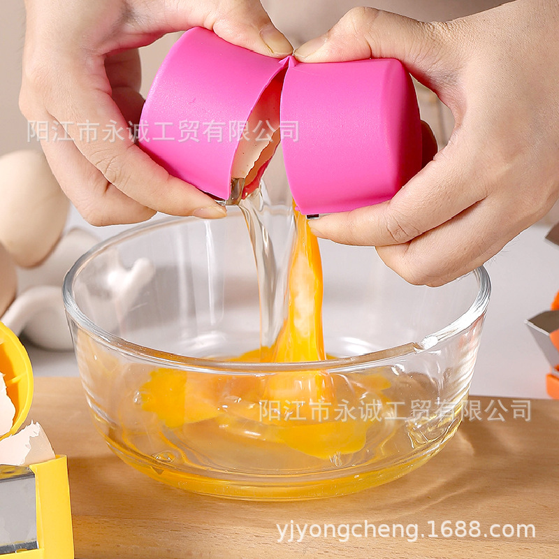 Abridor de huevos creativo, abridor de huevos, cocina, nuevo producto, fabricante de Amazon, batidor de huevos rápido portátil al por mayor