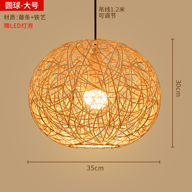 竹ランタンシャンデリア新しい中華レストラン竹アートランプショップ商業ケータリング禅茶室日本製織物ランプシェード|undefined