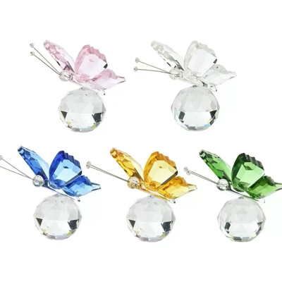 Car ornaments, Gradient Faceted Crystal Ball for