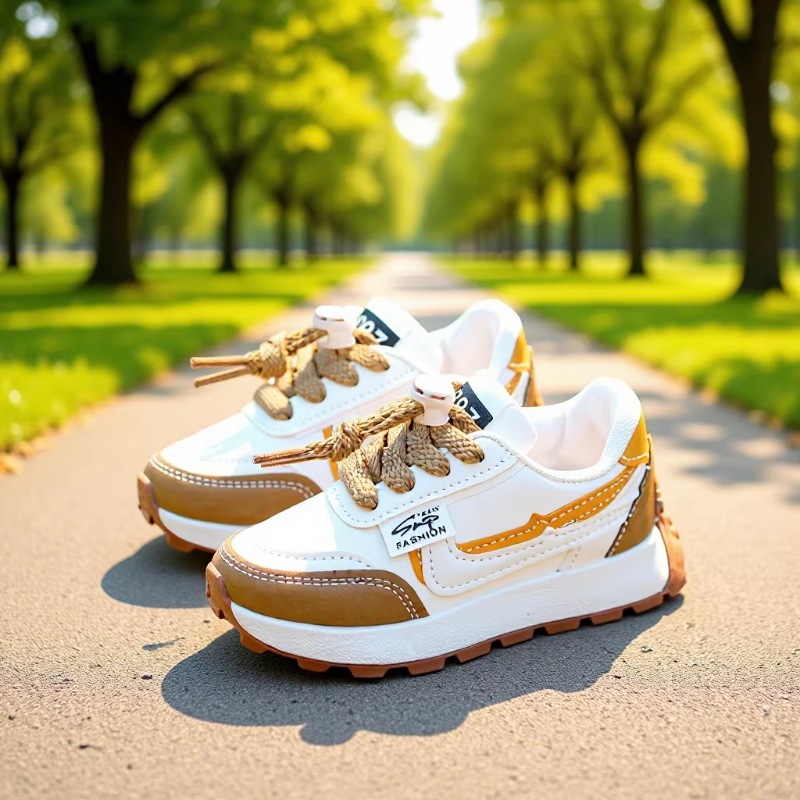 2026 primavera zapatos deportivos para niños con tela transpirable zapatos casuales para niños pequeños y medianos zapatos para niños pequeños zapatos de onda para niños y niñas