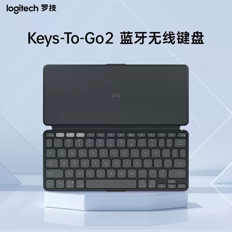 Logitech беспроводная тонкая портативная клавиатура, маленький защитный чехол, Bluetooth