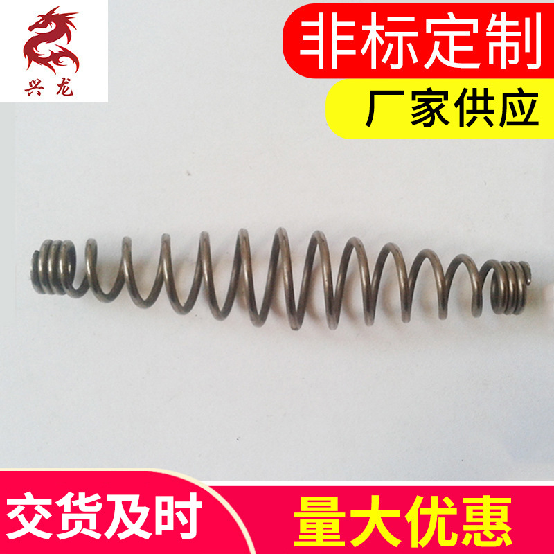 兴龙腰鼓弹簧五金异型弹簧精密磷铜压缩弹簧带钩弹力配件厂家定制