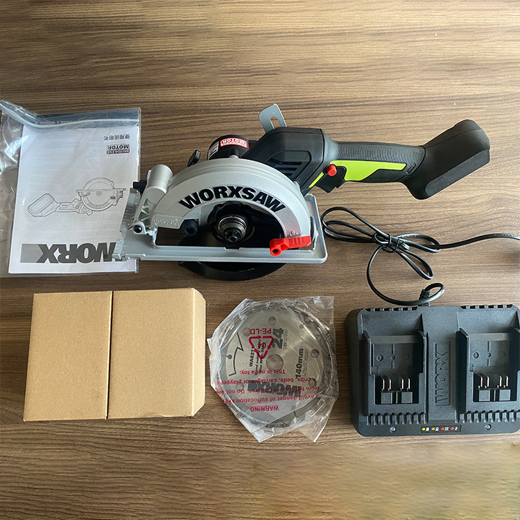 威克士WU535锂电无刷电圆锯140MM模板锯