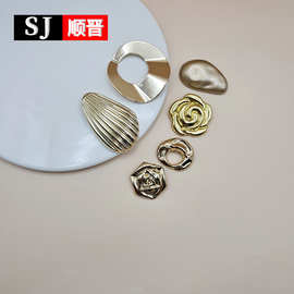 新款时尚人头小提琴金属泳衣胸前毛衣衬衫西装配饰扣