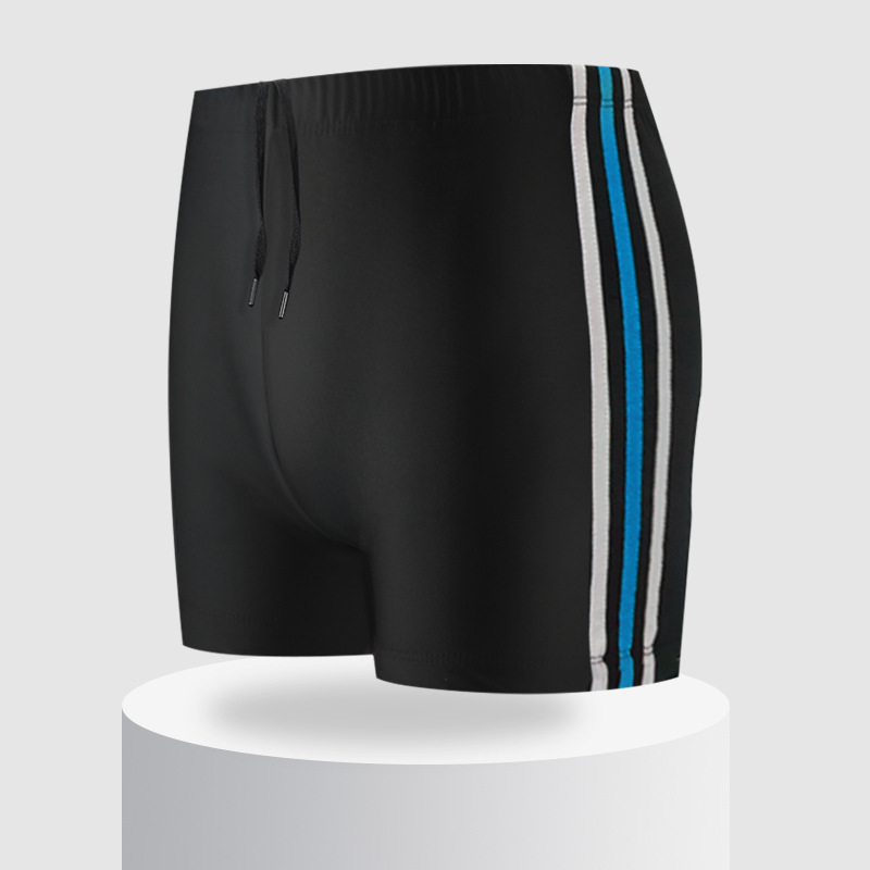 Bañador de natación de los hombres de la moda anti-vergüenza color a juego boxeador playa traje de baño playa de aguas termales pantalones cortos de natación ventas directas de la fábrica