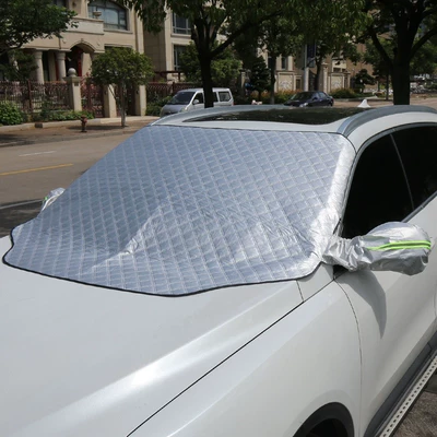 Car sun visor strong magnetic Sun shade - silver-gray-suv157126