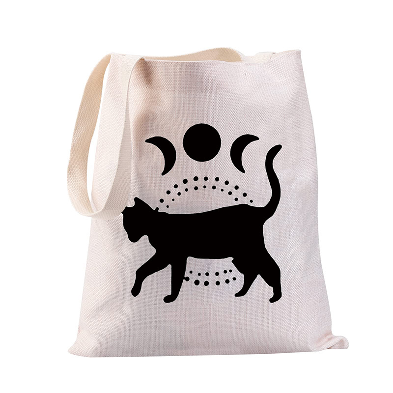 时尚简约环保大号帆布袋购物袋男女学生大容量单肩手提包休闲包