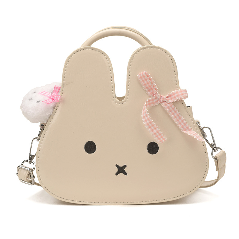 Bolsos para niños bonitos y divertidos conejos de dibujos animados bolsos de hombro para niños y niñas mini lindos con colgentes bolsos de cambio para niñas pequeñas