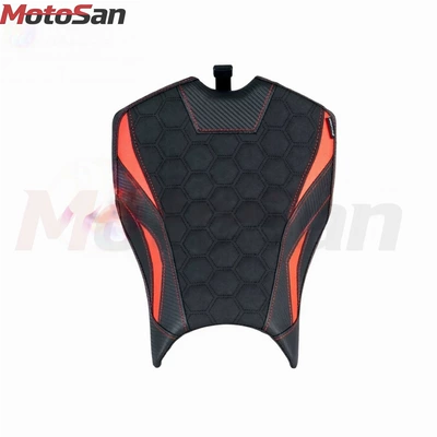 25-26 new Kawasaki Z900, non-slip comfortable | Motorcycle cushion - front-seat-cushion-honeycomb-style-red-original-seat-height