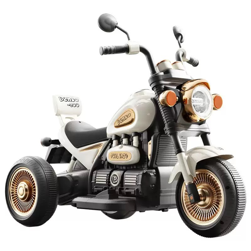 Motocicleta eléctrica para niños de 1 - 3 años de edad, vehículo de control remoto para hombres y mujeres, cargador de tres ruedas transfronterizas
