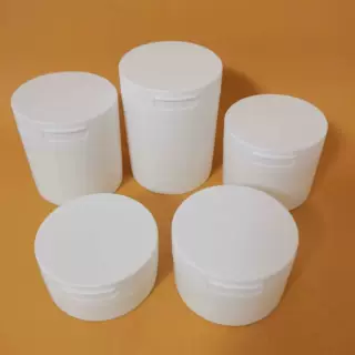 50克100克120克150克200双层PP磨砂翻盖瓶 补水片瓶 洁牙粉瓶