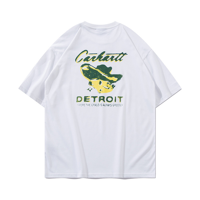 Carhartt Short-Sleeve T-Shirt New Style Crew Neck Loose American Summer Casual Versatile Trendy Brand