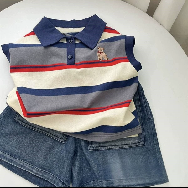 159-Striped Vest