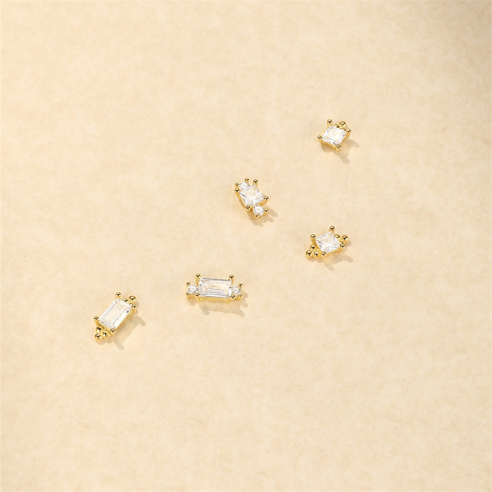 1g Weight Zircon Inlay Material Ear Studs Classification Ear Cartilage Rings & Studs Piercing Type 1 Piece Quantity Daily Occasion 925 Sterling Silver Material Geometric Pattern All Seasons Season Unisex Gender Elegant, Simple Style Style 1 Piece Ear Cartilage Rings & Studs Elegant Simple Style Geometric 925 Sterling Silver Zircon Ear Cartilage Rings & Studs 21