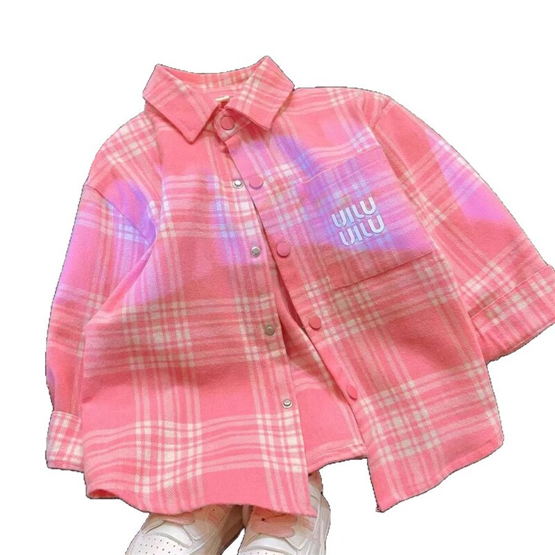 女の子コート 2025 新作春服子供ネットセレブおしゃれロングシャツ春女の子ネットセレブ服|undefined