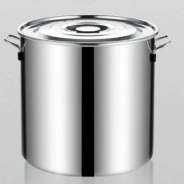 Capacious bucket stainless steel for commercial use, increased thickness