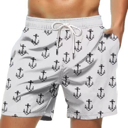 Summer small fresh style men's 3D digital printed casual entertainment sportswear wholesale