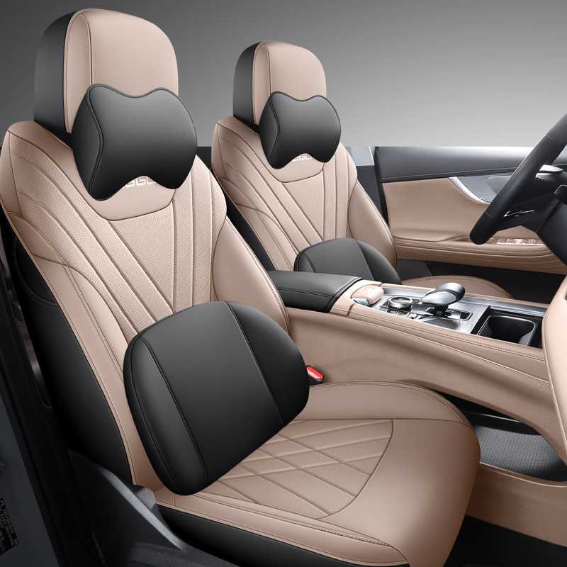 Modelə uyğun (Original) oturacaq örtükləri – Chery for 2025 Chery - black-brown-memory-foam-edition-note-car-model-year-5-seater