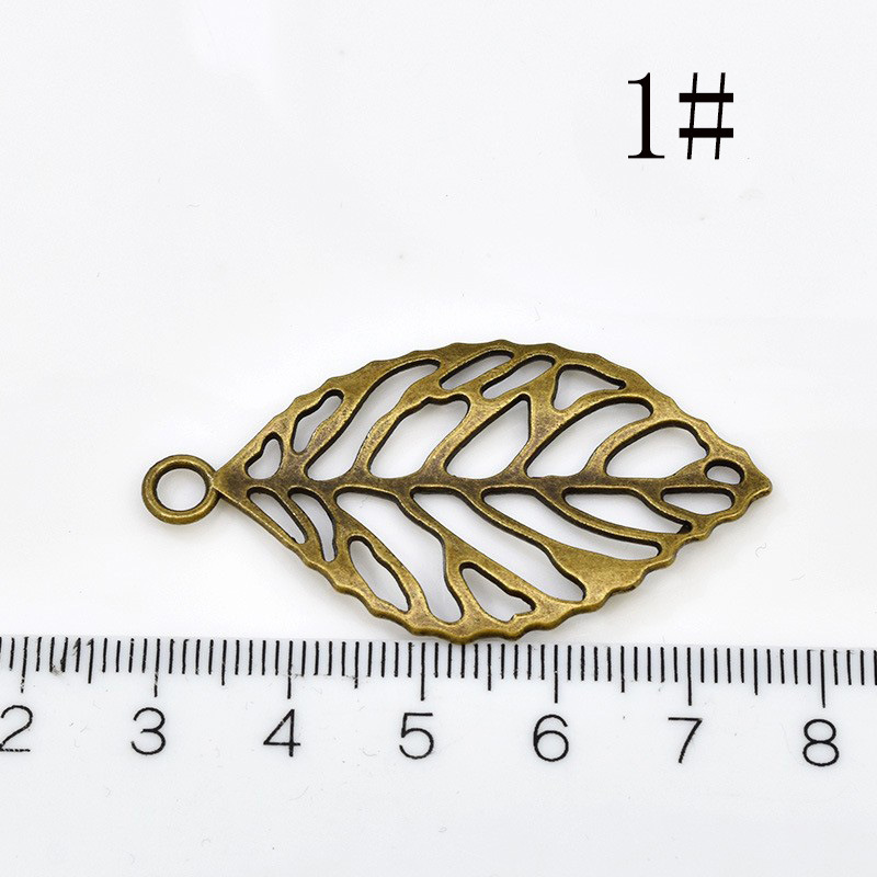 合金の部品の古青銅色の標識の森系の木の葉のペンダントのヘアピンの材料の手作りのdiyのヘアピンの装飾|undefined