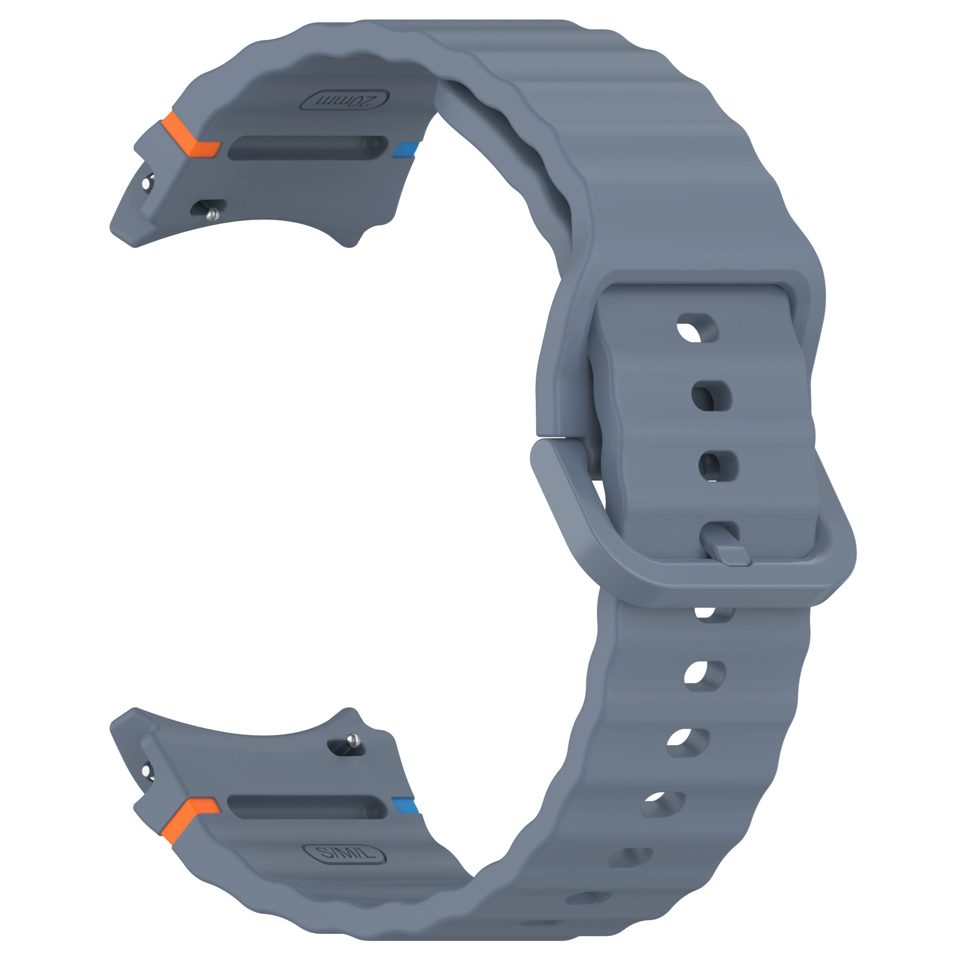 Samsung, wavy breathable silicone watch strap