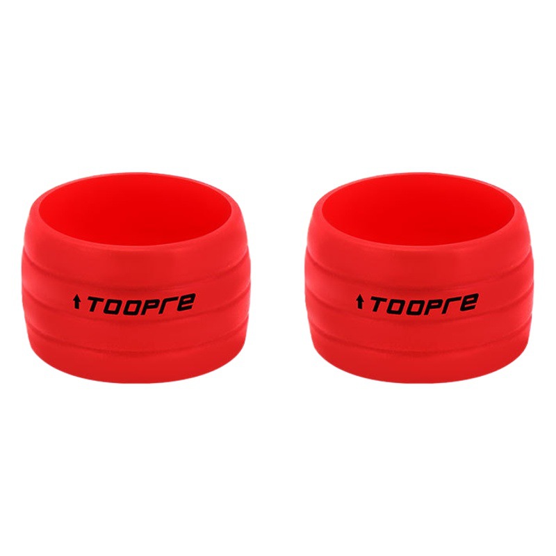 TOOPRE Bicycle Handle with Fixed Ring Road Handle with Sleeve Dead Flying Curved Handle Winding Silicone Non-slip Strap