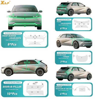 Cross-Border Supply Suitable for 22-23 Hyundai Lonlq 5 Tpu Ppf Car Invisible Paint Transparent Protective Film (Car paint protective film) - hyundai-lonlq-5-tpu-ppf-car-paint-protection-film-tpu-75mil-lubrizol-material