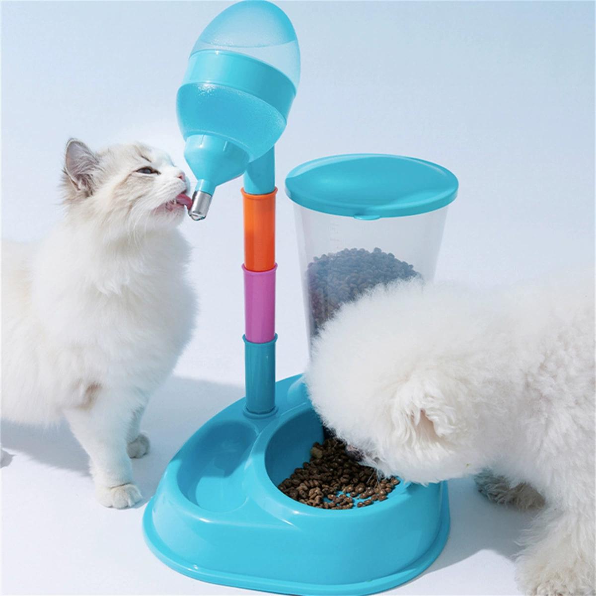 Питьевая вода для собак Питьевая вода для домашних животных Тедди Питьевая вода высокая экономия воды чайник вертикальный автомат для кошек