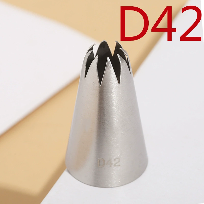 Декоративная челюсть D42#8 304 нержавеющая сталь Сookie ракушечная кремовая украшение для выпечки инструмент DIY средний номер