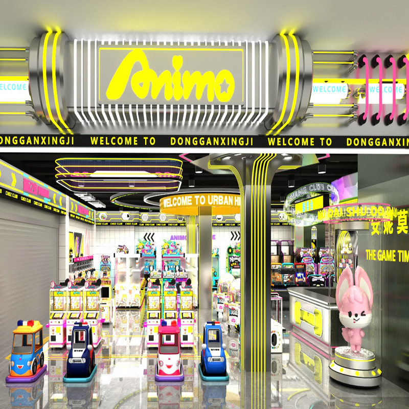 Dispositivo de entretenimiento de videojuegos para supermercado de cañón para supermercado y centro comercial para niños con monedas y máquina de juego de escaneo image 14