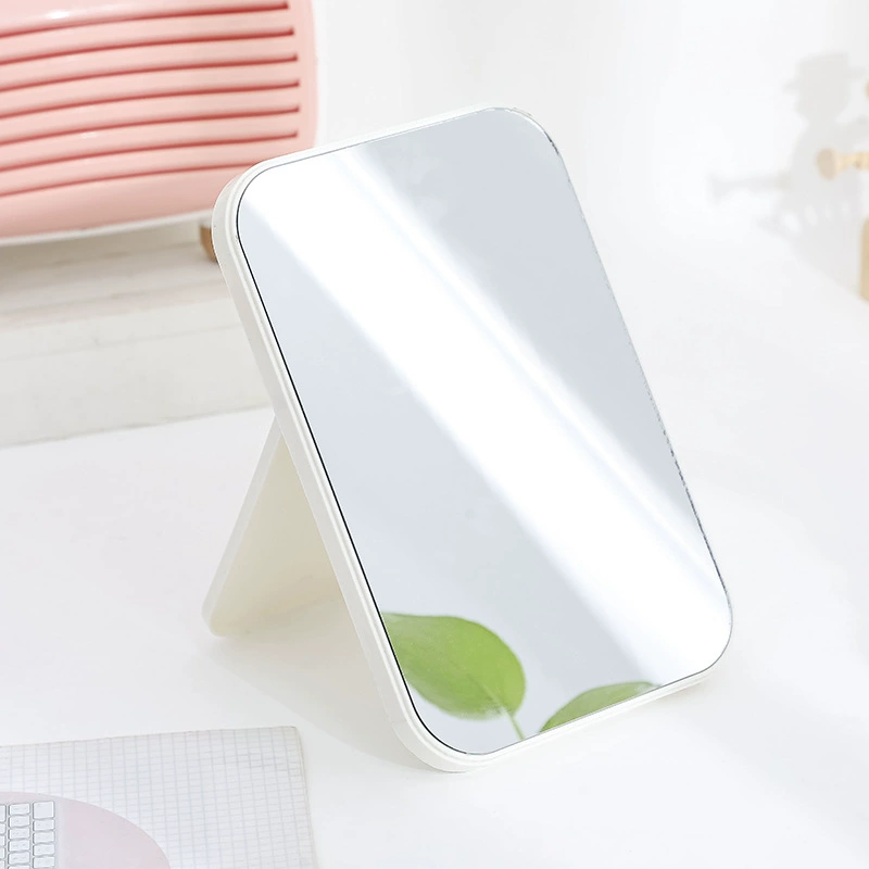 Folding Makeup Mirror HD Desktop Portable, Princess Desktop Mirror, Small/Large Sizes