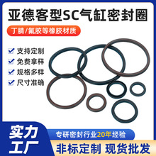 亚德客型SC气缸密封圈防尘维修理包密封圈配件全套标准气缸密封件