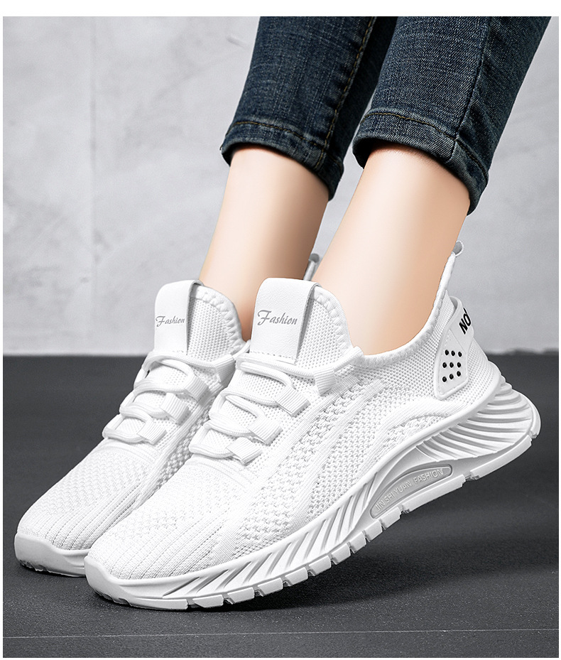 Women's Lightweight Breathable Flyknit Sneakers For Women_voghion.com