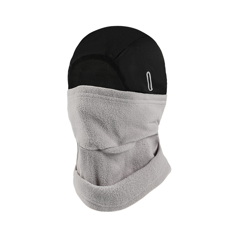 Invierno ciclismo respirado frío a prueba de viento máscara facial de pelúcia máscara facial de esquí de motocicleta calentamiento cubierta