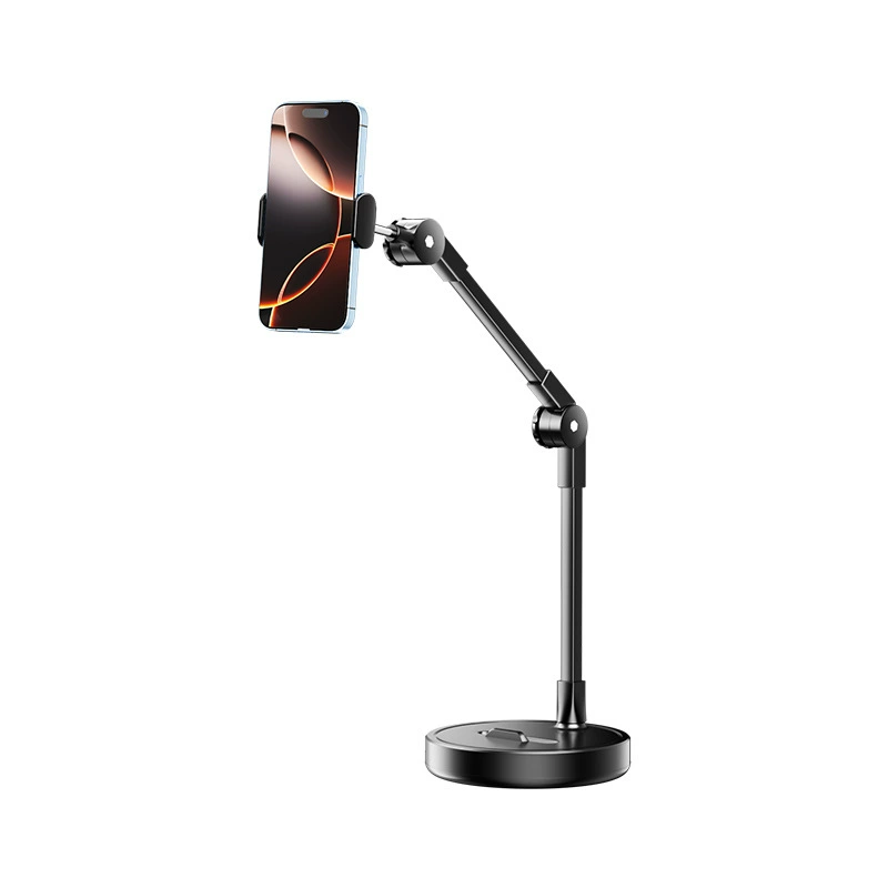 Tabletop Phone & Tablet Holder Tripod, heavy base, 720° adjustable, remote options