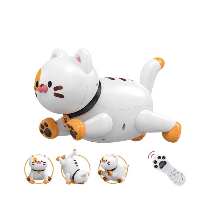 Programación de niños robot gato interactivo mascota juguetes de educación temprana touch control remoto inteligente gatito juguetes al por mayor