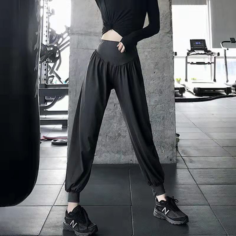 Sports Pants Women's Loose Pants Running Fitness Pants Quick-drying High Waist Casual Yoga Square Dancing Pants Bloomers Sports Pants Women's Loose Pants Running Fitness Pants Quick-drying High Waist Casual Yoga Square Dancing Pants Bloomers