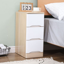 全实木小型迷你超窄床头柜简约现代床边柜卧室夹缝收纳小柜子20cm