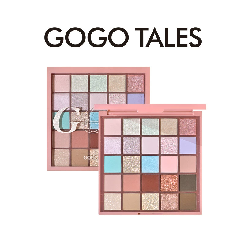 Палетка теней для век GOGO TALES 2021, 25 матовых оттенков земли
