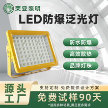 定制防爆灯100W支架式24V36V48V led防爆泛光灯加油站led防爆灯