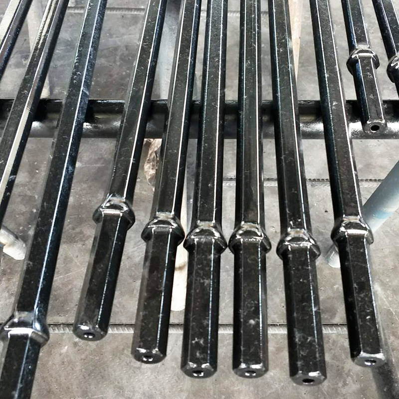 厂家直销整体钎 一字型整体钎 矿用凿岩B22钻杆定做