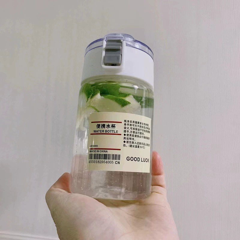 Plastic handheld summer sports bottle