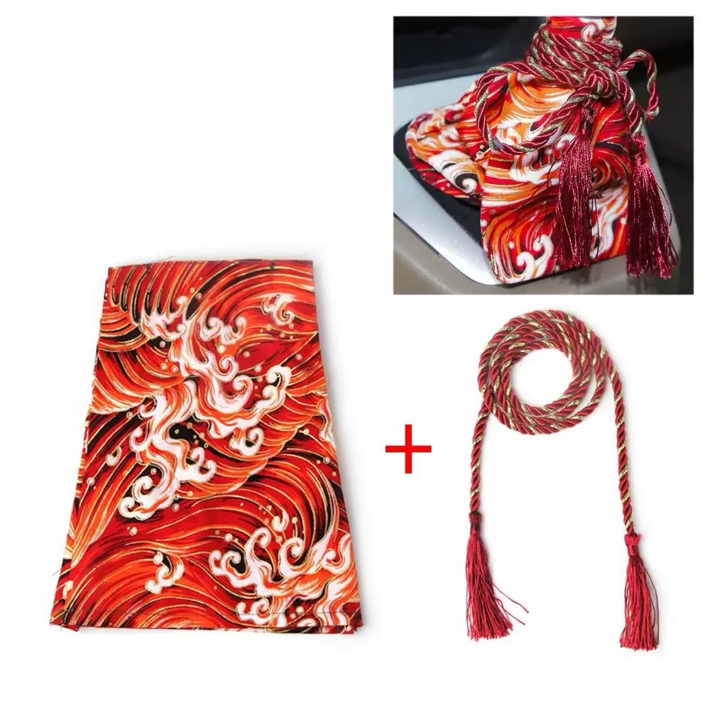 JDM Japanese-style car gear shift cover, manual transmission gear shift cover, popular cross-border product, car interior decoration, national trend