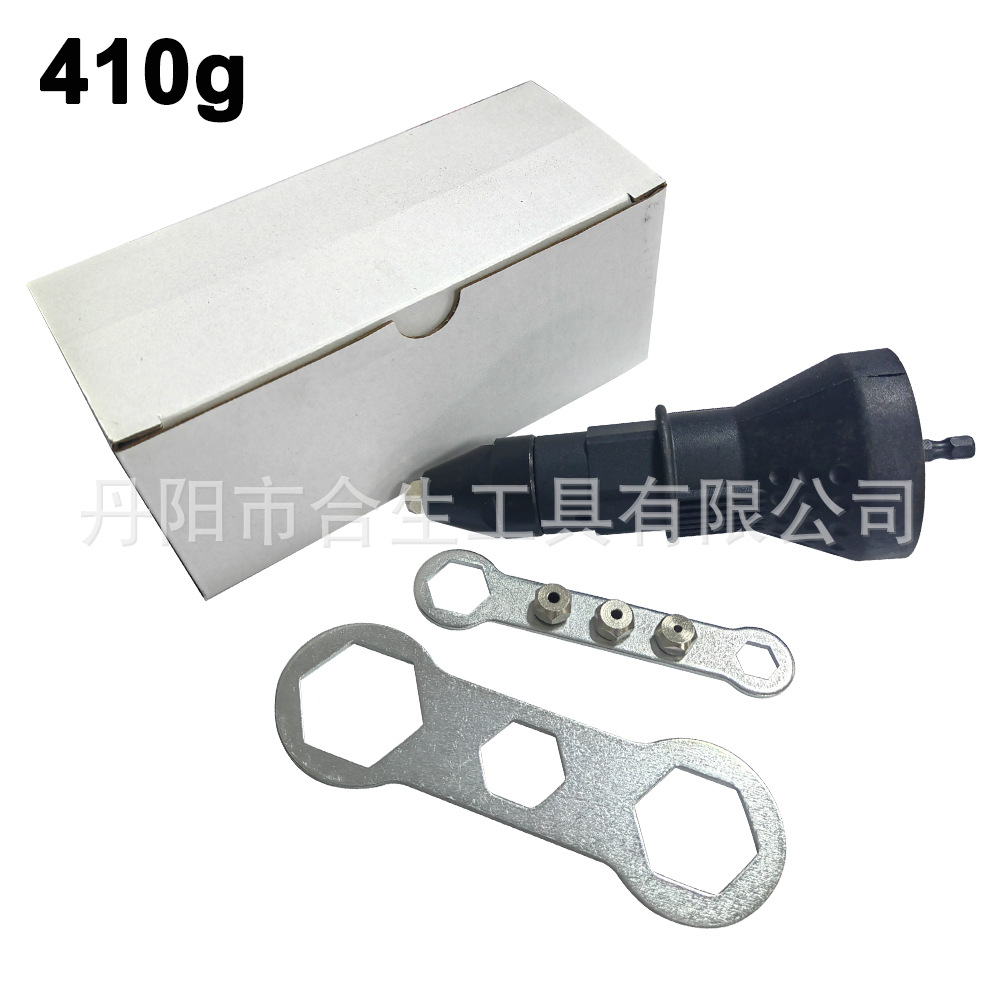 Transfronteriza pistola de remache accesorios de taladro eléctrico tuerca remachado núcleo tirando herramienta de conversión conjunta hardware