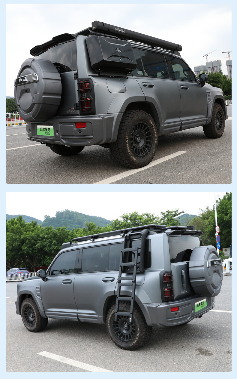 Haval V7 Menglong Plus Haval H9 Roof Expansion Platform Luggage Rack Folding Ladder Spotlight Side Tent