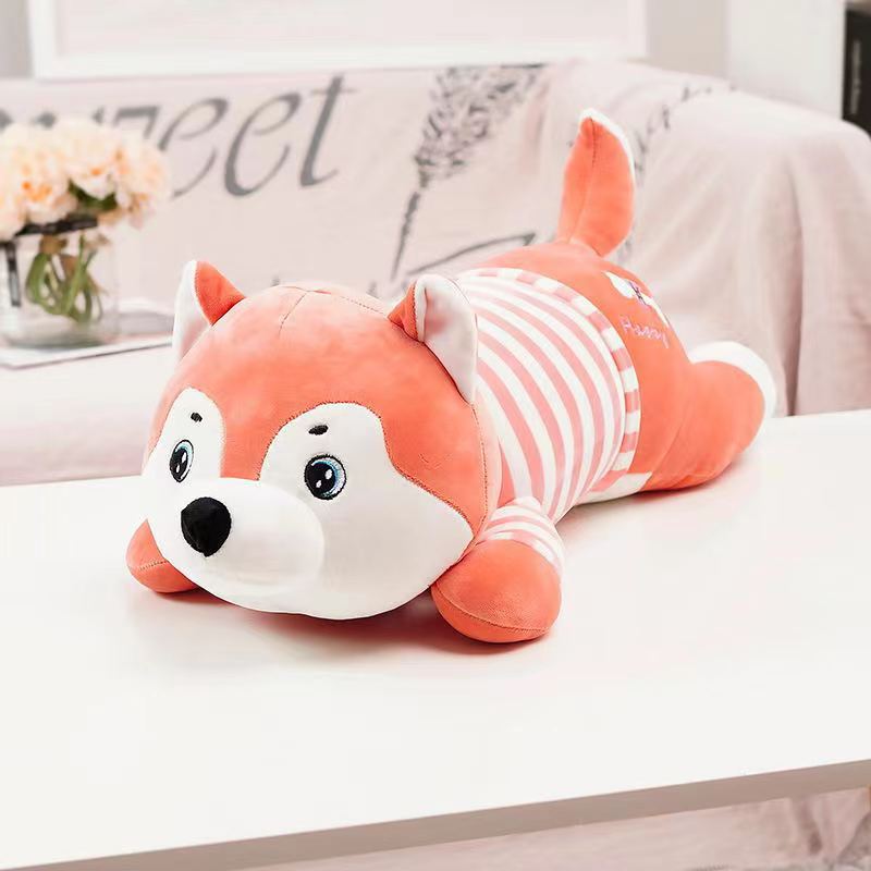 Xiao Erha pillow 43 cm pink pink
