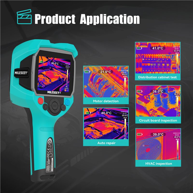 MILESEEY TR256C热像仪红外成像仪256x192热像仪C型红外热像仪