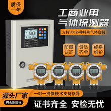 防爆可燃气体探测控制报警器化工厂有毒害氨气氧气浓度泄露检测仪